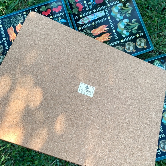 RETRO VEGETABLE kitchen table dinning placemats OS - Picture 11 of 14